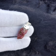 MẶT DÂY CHUYỀN  BẠC TINH THỂ RUBY THIÊN NHIÊN