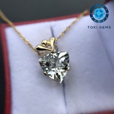 ​​​​​​​MẶT DÂY CHUYỀN ĐÁ TOPAZ TRẮNG