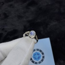 NHẪN BẠC ĐÁ CHỦ MOONSTONE (ĐÁ MẶT TRĂNG)