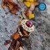 NHẪN VÀNG 18K GOLD ĐÁ CHỦ RUBY