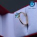 NHẪN NỮ VÀNG 18K  ĐÁ CHỦ TOPAZ XANH