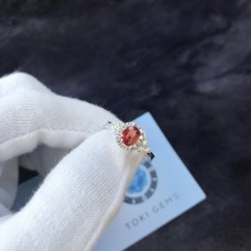 NHẪN BẠC ĐÁ CHỦ SPINEL