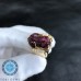 NHẪN VÀNG TỲ HƯU RUBY THIÊN NHIÊN